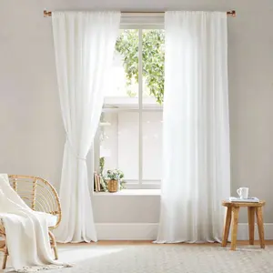 1pc Diamond Mesh Window Curtain, Net Curtains Window, Light-Transmitting Non-Personal Drapes, Cat Scratch Protection, Classical Style for Bedroom Balcony Living Room, Home Decoration Curtain