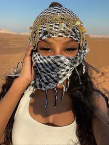 Women's shawl,winter printed pullover fur collar shawl jacket, thick warm shawl,autumn and winter bat shirt jacket,suitable for matching dresses,skirts or outer wear,fashionable warm and soft,suitable for Christmas and NewYear, Scarf Head Wrap