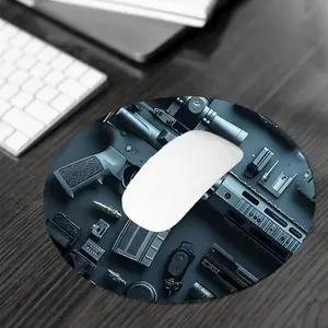 Gun Tactics Special Forces Pattern Mouse Pad, Rectangle Gaming Mouse Pad, Non-slip Rubber Pad, Desktop Decoration Protection Pad for Home, Office