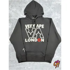 BAPE London Exclusive 'Very Ape' Black Hoodie Size Medium