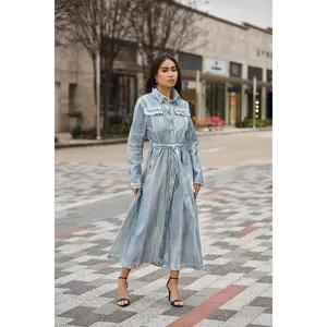 DENIM DUSTER COAT