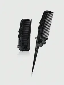 ROMWE Goth Gothic Vintage Dark Butterfly Tail Style Hair Comb 1pc