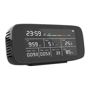 Air quality detector gas analyzer multifunctional 9-in-1 detector dust and carbon dioxide tester