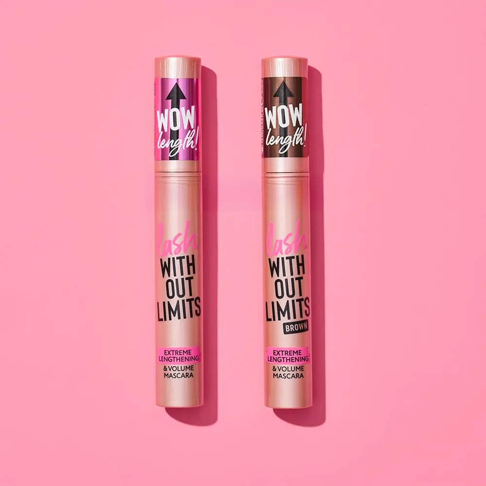 Lash Without Limits Extreme Lengthening & Volume Mascara 01 Extra Black - Vegan, Paraben-Free, Water Resistant, Long-Lasting (Lengthening, Cruelty Free, Black, Long Lasting, Extreme Length Mascara) (Beauty & Personal Care), Lengthening Mascara