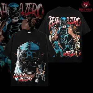 Vintage Penta El Zero Miedo Retro Premium 100% Cotton T-Shirt, The Lucha Brothers Fans, Penta El Zero Miedo Fans, Rey Fénix Fans, Hustle Loyalty Respect Wrestling T-Shirt, Iconic WWE Legend Merch