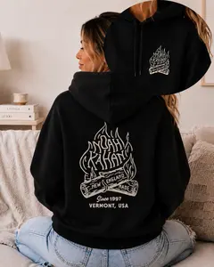 Noah Kahan New England Made Campfire Hoodie Gildan Unisex, Full Size Options, Folk Indie Music Fans Merch