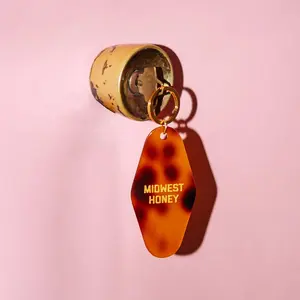 Midwest Honey Tortoise Shell Keytag