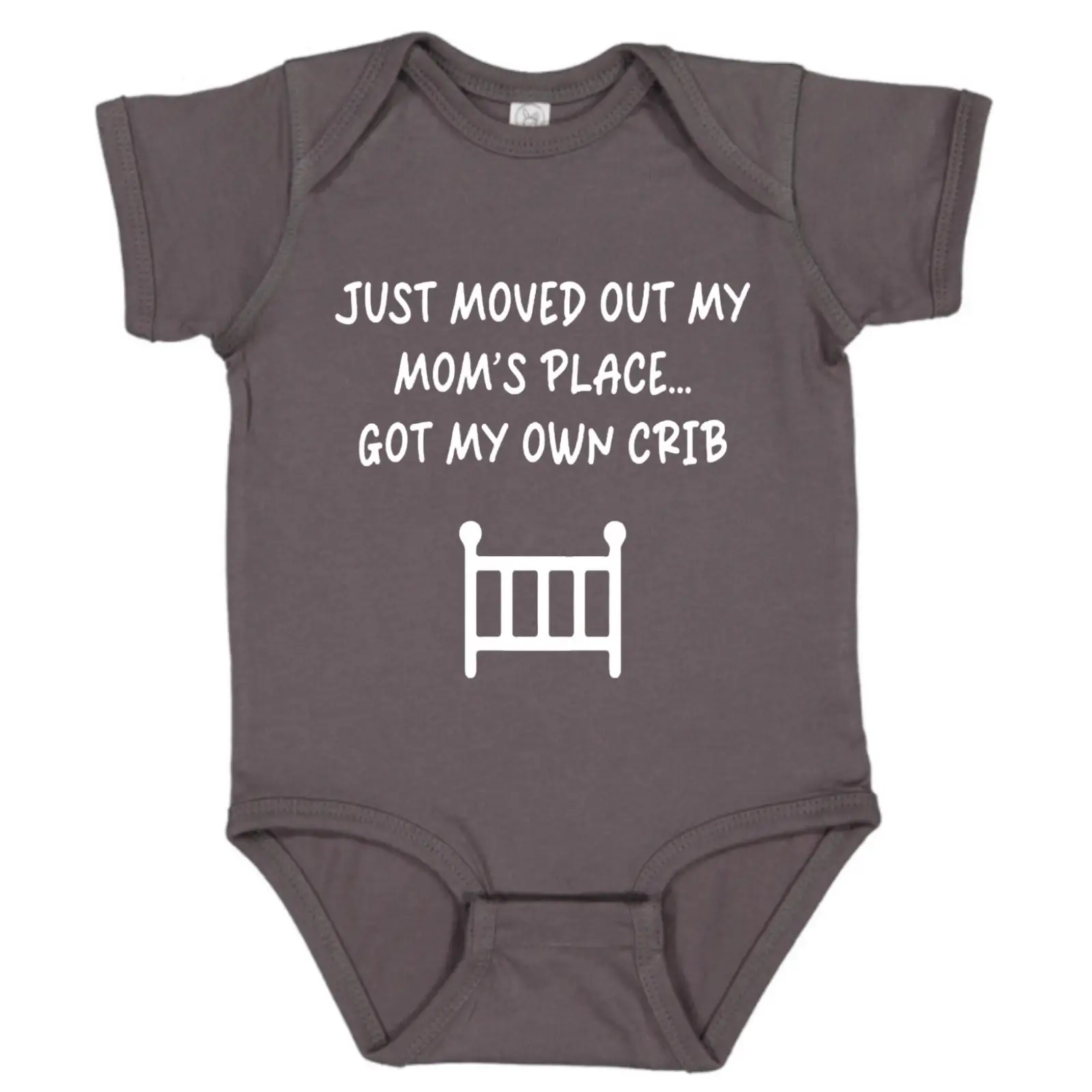 Just Moved Out My Mom's Place Baby Onesie, Baby Shower Gifts, Cotton Baby Clothes Girl