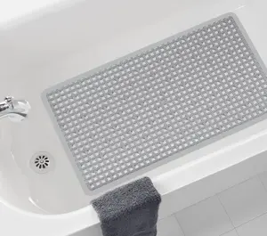 Soft Non-Slip Bathtub Mat 15"x27" – Suction Cup Grip, Mildew Resistant Bath Mat