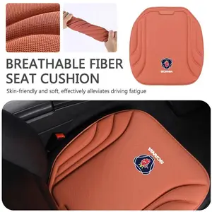 Leather Car Seat Protection Cushion Anti-slip Breathable Front And Rear Seats Pad Cover Fits For SAAB Scania 9-4X 9-7X 9-3 9-5 9-2X 9X Monster GT750 900 600 99 97 9000 Auto Interior Accessories