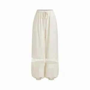 Cider Mid Rise Lace Panel Jogger Trousers SwimWeek