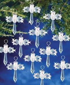 Faceted Elegance Angel Beaded Ornament Kit