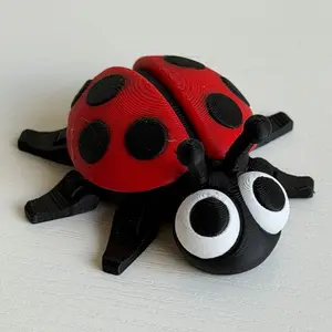 Lady Bug 3D Printed Flexi Fidget Toy