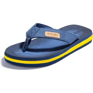 Men's Flip-Flops, Thongs Sandals Comfort Slippers for Beach Size 6-15