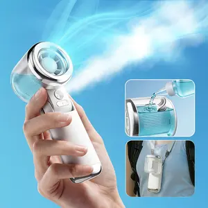Portable Handheld Mist Fan Rechargeable Water Spray Cooling Fan, Personal Mini Fan for Face, Outdoor Travel Beach Camping Office, Summer Cooling Fan