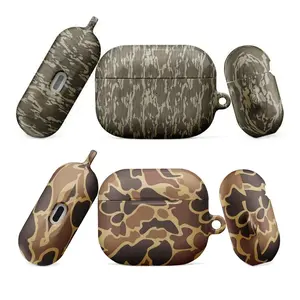 Camo Case Cover for AirPods In Drake Old School Duck Hunting Camouflage, Case For Apple AirPod Pro Gen 1, 2, 3, 4 Pefect Gift