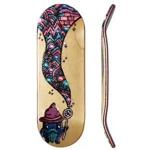Teak Tuning -  Flow Series Wooden Fingerboard Deck 32mm Spellbound