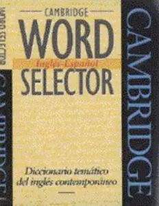 USED-Cambridge Word Selector Inglés-Español: Diccionario temático del inglés contemporaneo (Cambridge Word Routes) (English and Spanish Edition) by Michael McCarthy (Paperback)