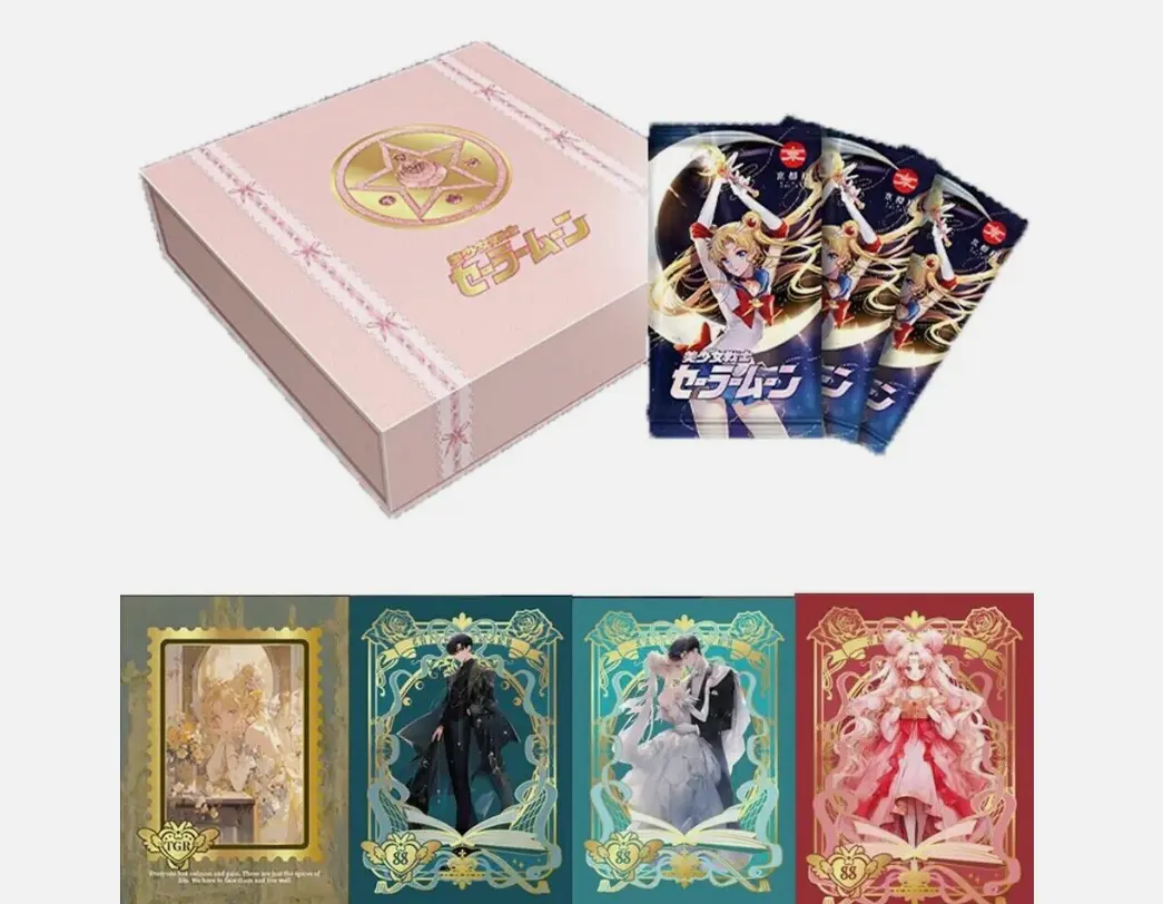 sailor moon booster box Yika Hexagon  Faricles LLC Sailor Moon Trading Card Game