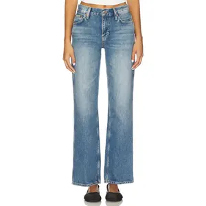 RE/DONE 90s Mid Rise Loose Jeans in Medium Vain