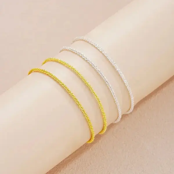 Titanium Steel Dainty Layered Waterproof Anklet & Necklace For Women Adjustable Womens Anklet Set Stackable Figaro Beaded Cuban Link Anklets Daily Clothing Decor For Beach Summer Trendy All-match & Exquisite Jewelry Gift For Women Girls Gift