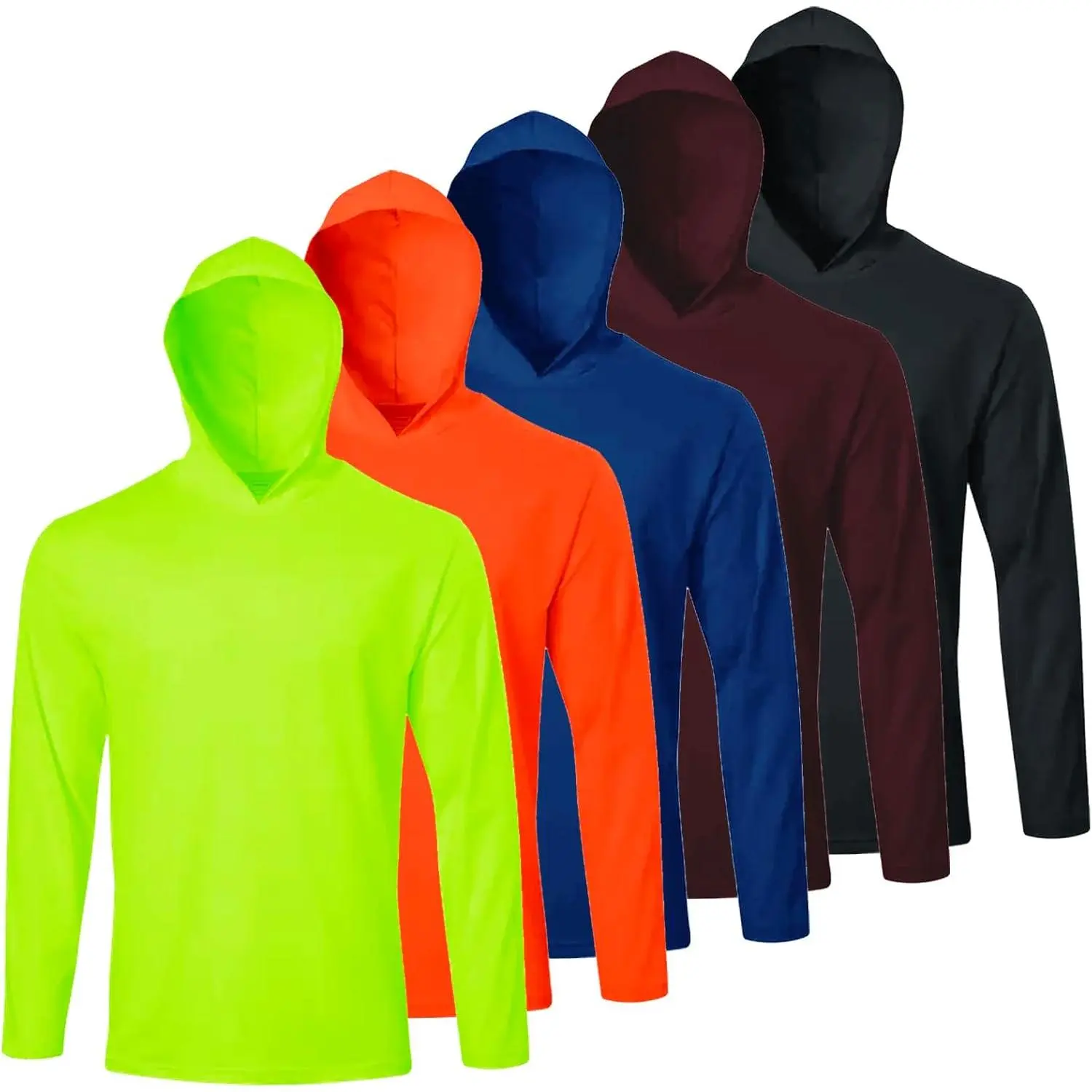 Men’s Lightweight UV Protection Hoodie | Breathable Sun Shirt for Fishing, Hiking & Outdoor Sports High Performance Activewear Athletic Style Activewear Fitness Clothes Tops