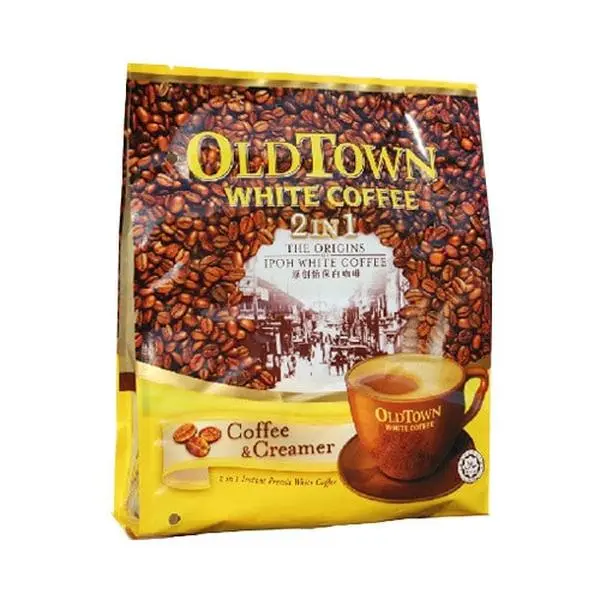 OLDTOWN White Coffee Malaysia 2-in-1 Instant Coffee Mix, Rich & Smooth Flavor, 15 Sachets per Pack - Authentic Malaysian Coffee Experience
