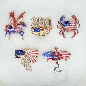 America 250th Anniversary Diamond Bead