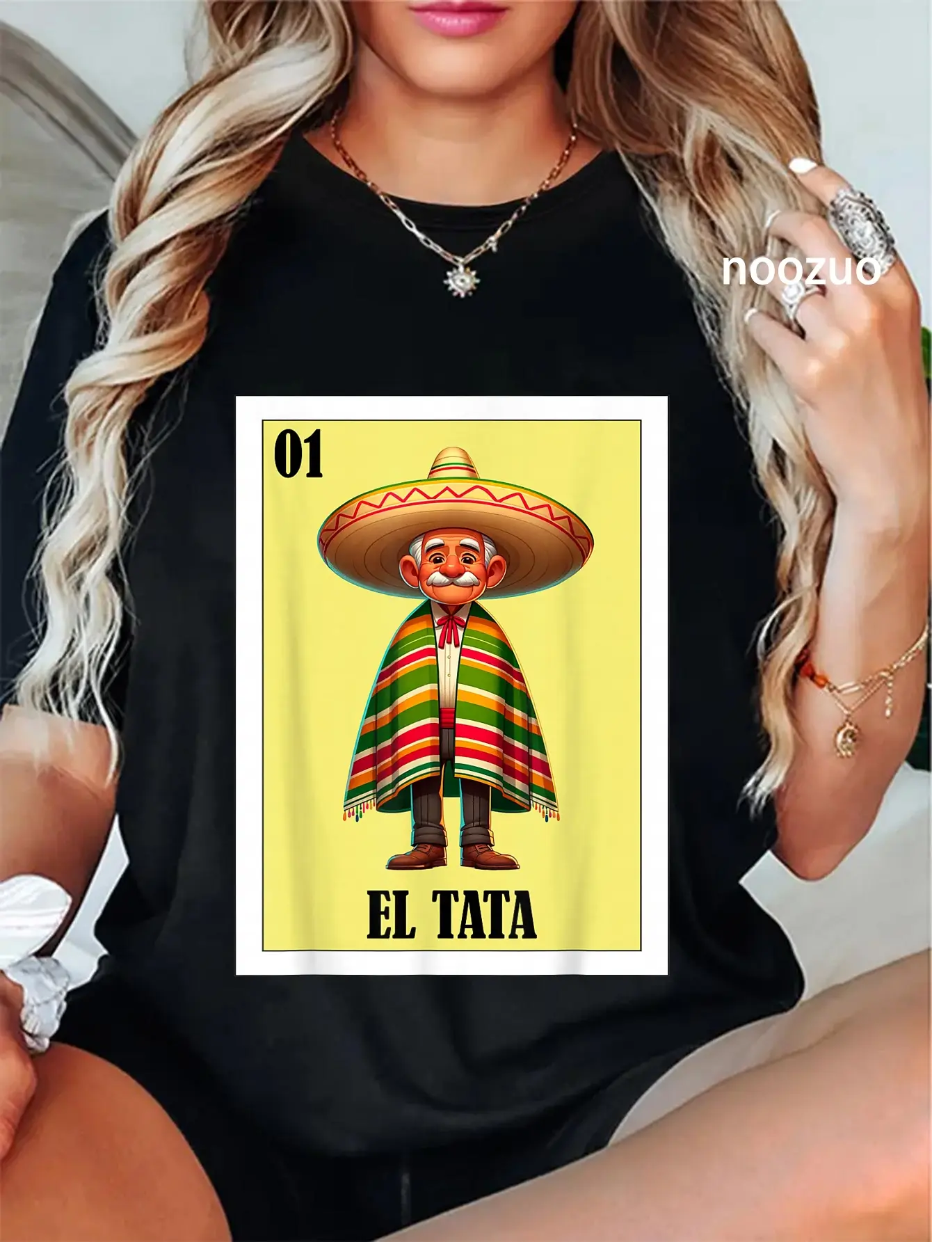 100% Cotton Funny Mexican Grandpa Design - El Tata T-Shirt
