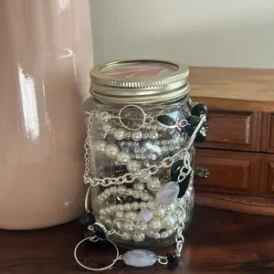 Fine Line Valentines Day Mystery Jewelry Jar