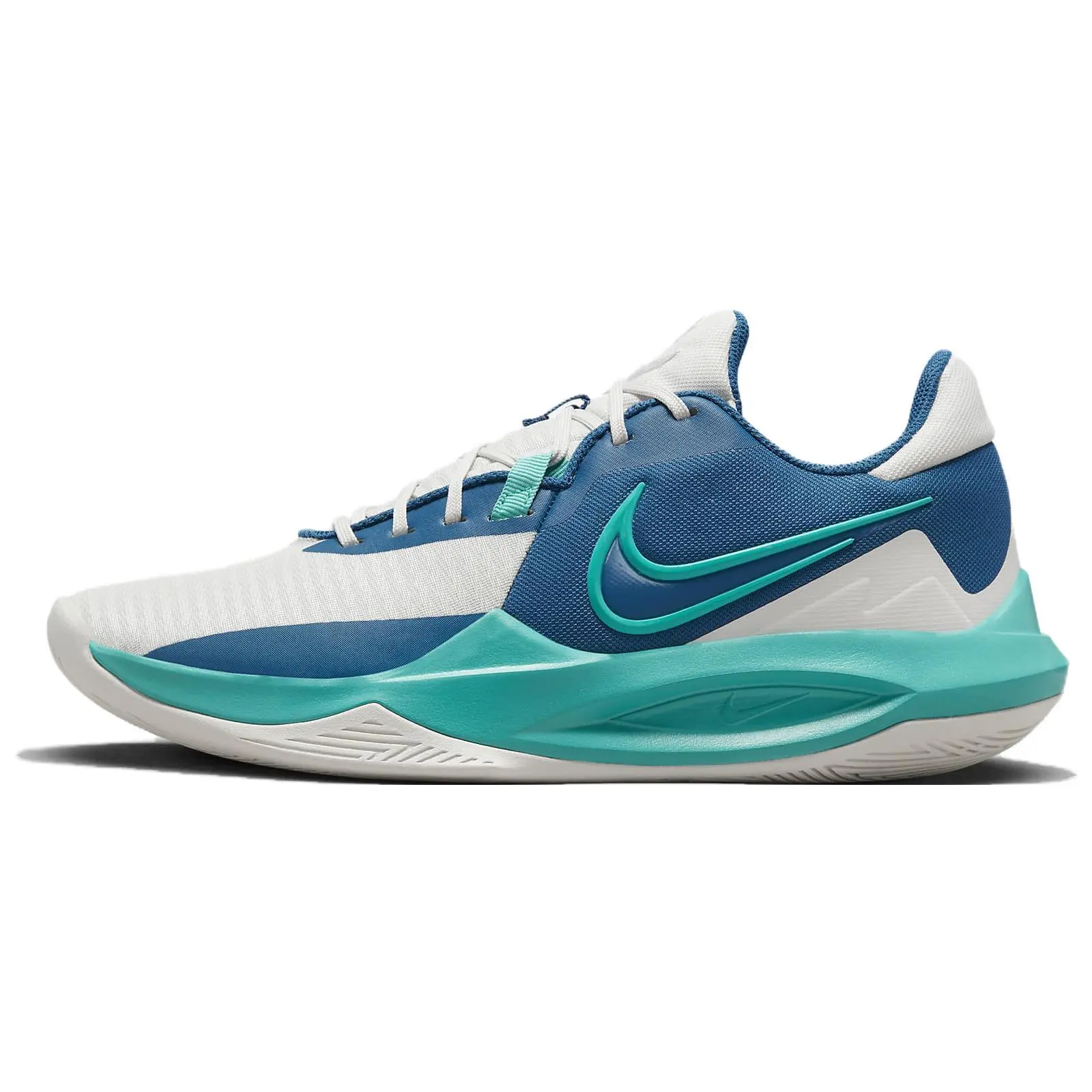 Nike Precision 6 Industrial Blue Clear Jade Low Top Basketball Shoes Men's DD9535-008