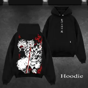 Tanjiro Kamado T-Shirt – Demon Slayer Kimetsu no Yaiba Vintage Washed Oversized Heavy Cotton Anime Manga Tee, Unisex Streetwear Retro Graphic Top Gift for Otaku Fans