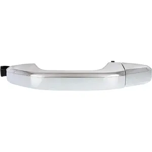 Exterior Door Handle  For 14-18 GMC Sierra 1500 RH Chrome Plastic
