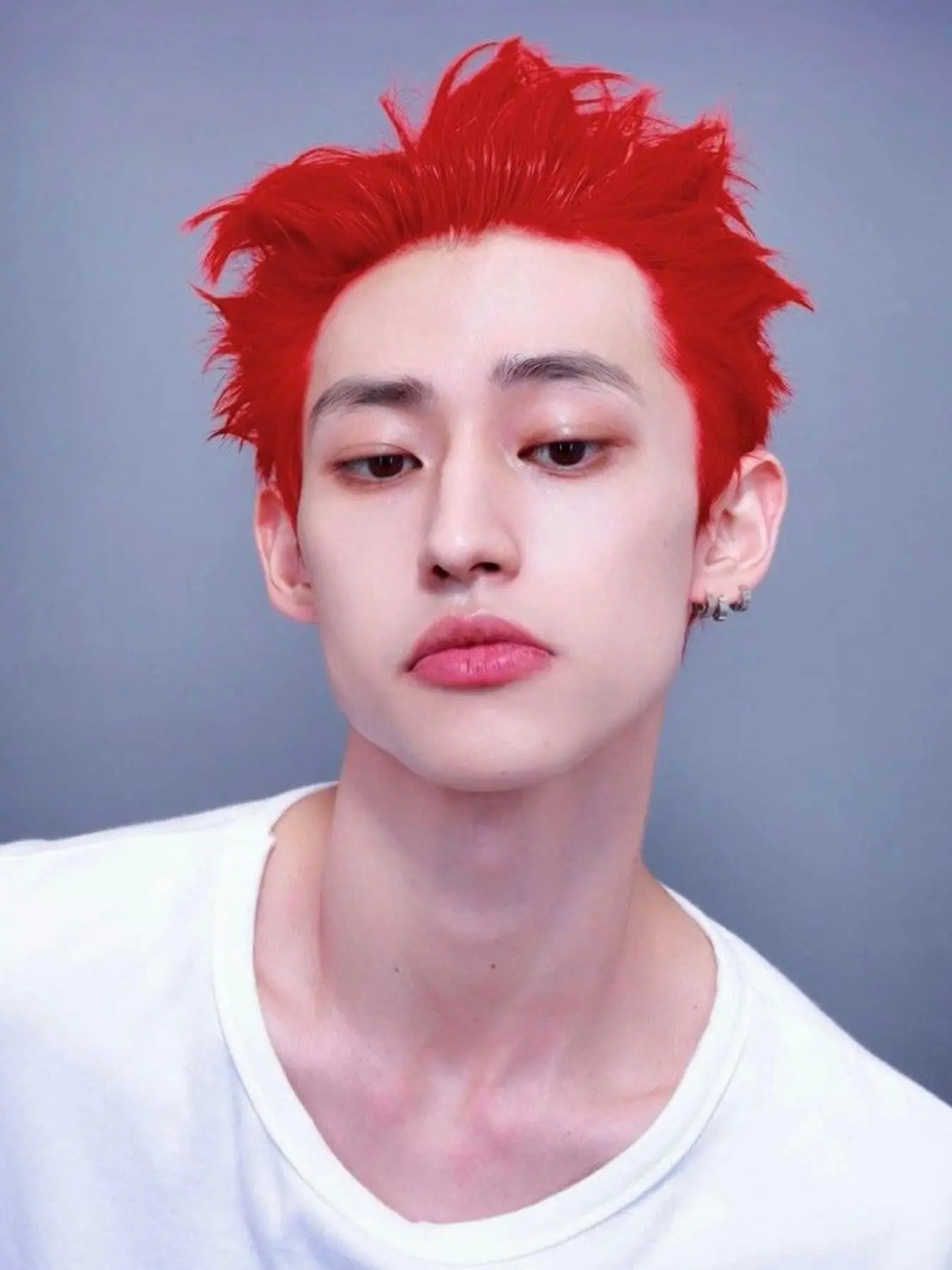 Ashely Red Wig for Men 6inch Short Hair Wig Straight Wigs 13*4 Lace Front Wigs Wigs Without Bangs High Temperature Fibers Synthetic Lace Wigs Suoh Mikoto Cosplay