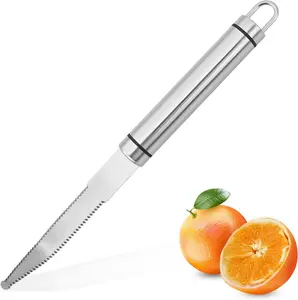 Stainless Steel Grapefruit Knife Curved Serrated Blade - Ergonomic Fruit Cutter for Citrus, Kitchen Tool with Dishwasher Safe Design Generic
