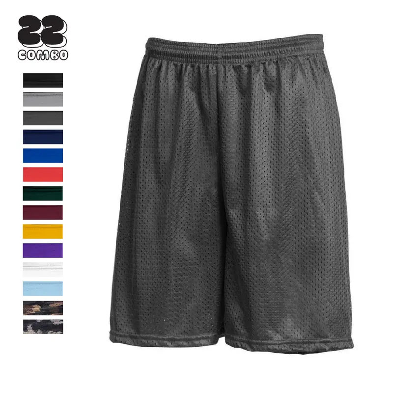 Hill Men's Big & Tall Lightweight Mesh Cotton Casual Athletic Shorts - 2-Pocket Carry, Street Style, Breathable Athleisure Bottoms (S to 5XL), 2Pocket Carry