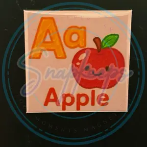 The cutest way to learn your ABCs! This 26-piece magnet set turns each letter into a mini adventure — from A is for Apple to Z is for Zebra!