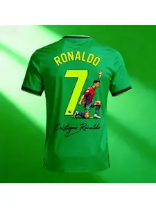 2026 New Men’s Football Team Sports Short-Sleeve T-Shirt: Quick-Drying, Sweat-Absorbing, and Classic Breathable Comfort Design—Perfect for Everyday Exercise