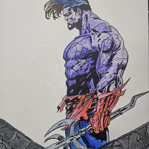 16×20 Canvas Drawing