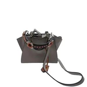 Pre-owned FENDI H6 Special Leather Shoulder/Crossbody/Handbag H04613