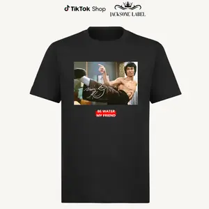 Bruce Lee Shirt, Be Water My Friend Bruce Lee Tee, Flying Kick Movie Lover Gift Tees