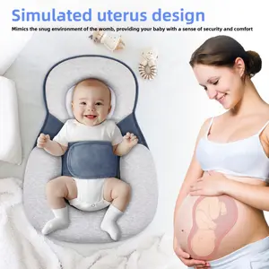 Langkes Premium Baby Anti Spit Up Incline Pillow Newborn Feeding Wedge Nursing Pillow for Reflux Colic Prevention and Head Shape Correction