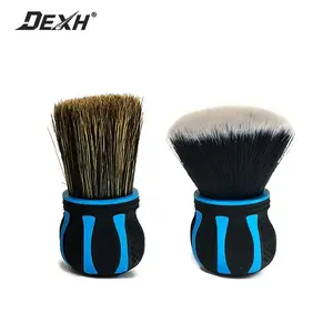 DEXH 2-Piece Car Detail Curve Ball Brush Set for Interior Seats Tires & Air Vent Cleaning Soft Dust Remover Tool detailing product storage rack ultra bristle large area outside vehicle
