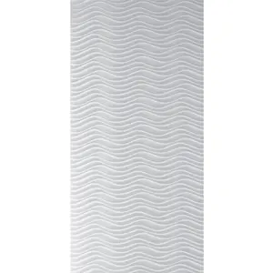 From Plain To Beautiful In Hours Wavation Ceiling Light Diffuser Panel Tiffany White 22 in x 46 in (Covers /87 sq.ft.) (12/Pack)