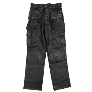 Pre-owned Chrome Hearts Other Small Leather Goods Leather Pants