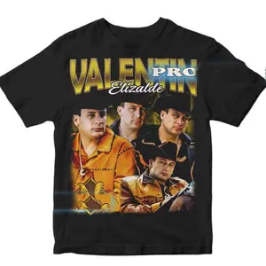 Retro 90'S Valentin Elizalde Fan Graphic T-Shirt Gift For Men And Women Vintage Tee For Music Lovers
