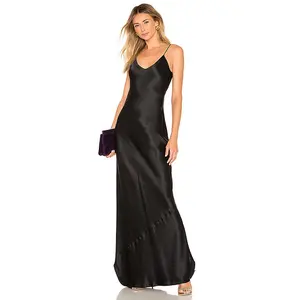 NILI LOTAN Cami Gown in Black