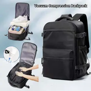 Dadamayar Vacuum Travel Backpack with Electric Pump for Men & Women Large Capacity Multifunctional Laptop Computer Work Compression Bag Casual Outdoor Use