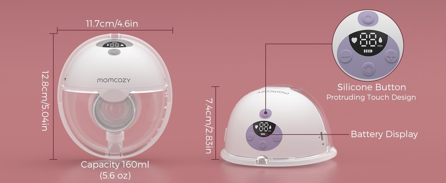 Momcozy Breast Pump Hands Free M5 & Momcozy Breastmilk Storing Bags 50pcs