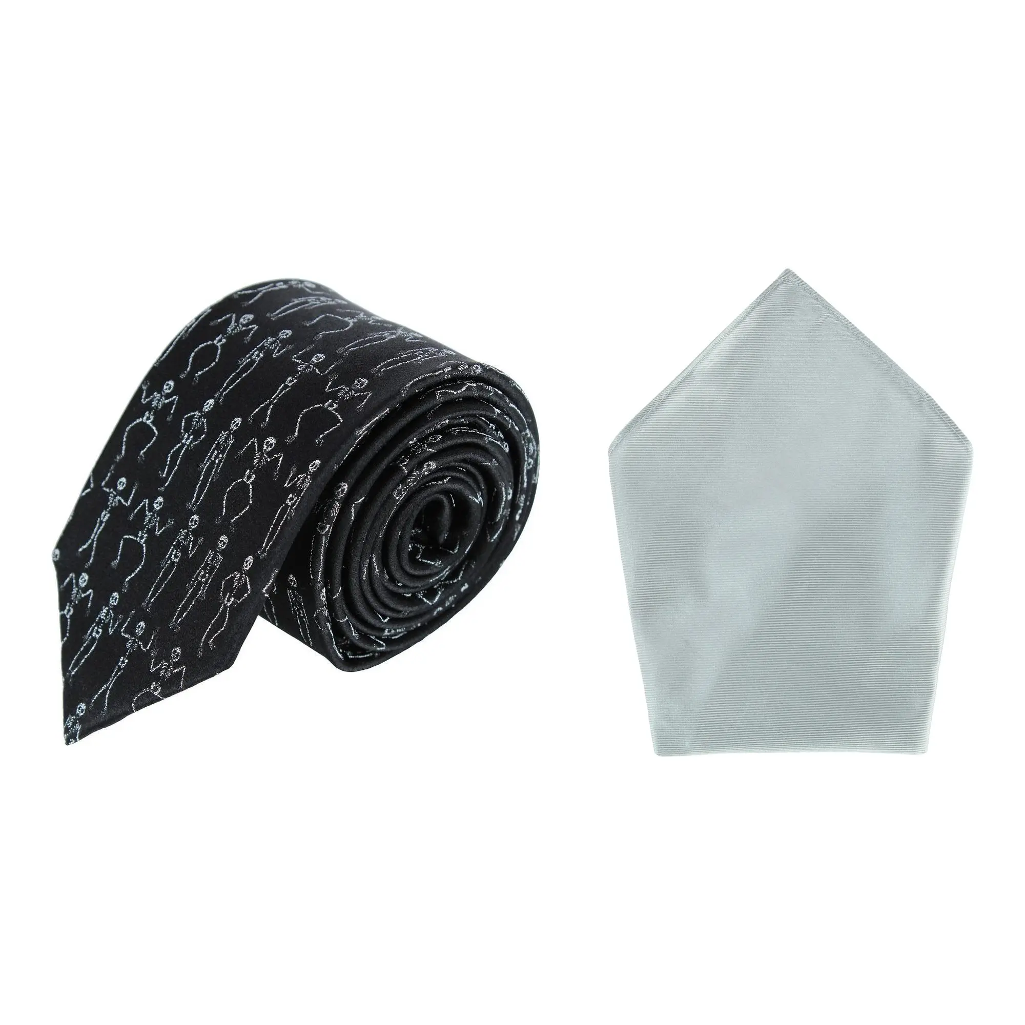 Trafalgar Davy Bones & Gatsby Silk Tie and Pocket Square Bundle, Ties